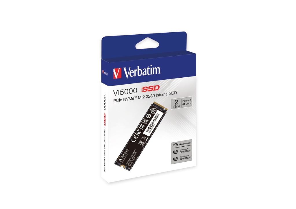 [215076440091] Verbatim Vi5000 PCIe NVMe M.2 SSD 2TB
