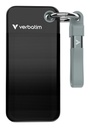 Verbatim Pocket SSD 2 TB USB Type-C 3.2 Gen 2 (3.1 Gen 2) Zwart, Grijs