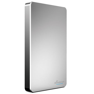 MediaRange USB 3.0 HDD 1TB externe harde schijf 5400 RPM 2.5" 3.2 Gen 1 (3.1 Gen 1) Zilver