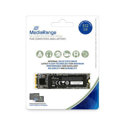 [215604440018] MediaRange MR1023 internal solid state drive 512 GB M.2 SATA III 3D TLC NAND