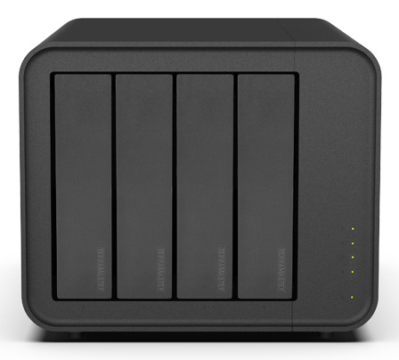 TerraMaster D4-320 disk array Desktop Zwart