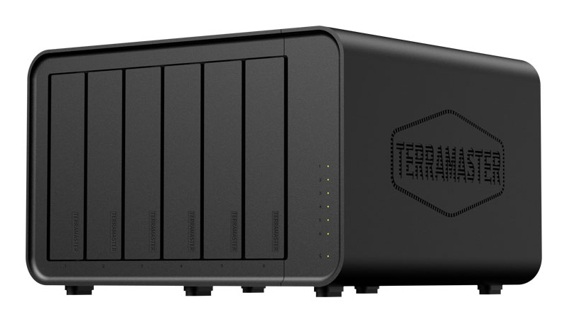 TerraMaster F6-424 MAX data-opslag-server NAS Desktop Intel® Core™ i5 i5-1235U 8 GB DDR5 Zwart