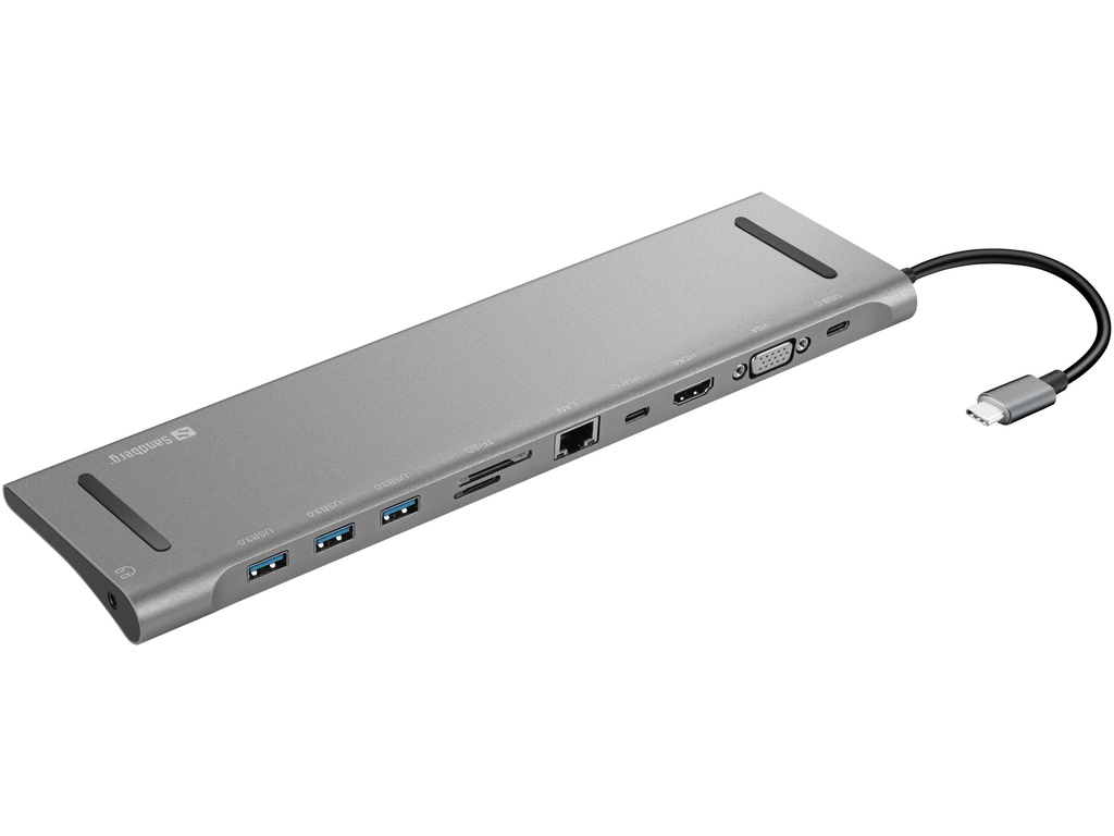 [215811440001] Sandberg USB-C 10-in-1 Docking Station