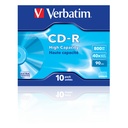 Verbatim CD-R High Capacity 800 MB 40x 10 stuk(s)