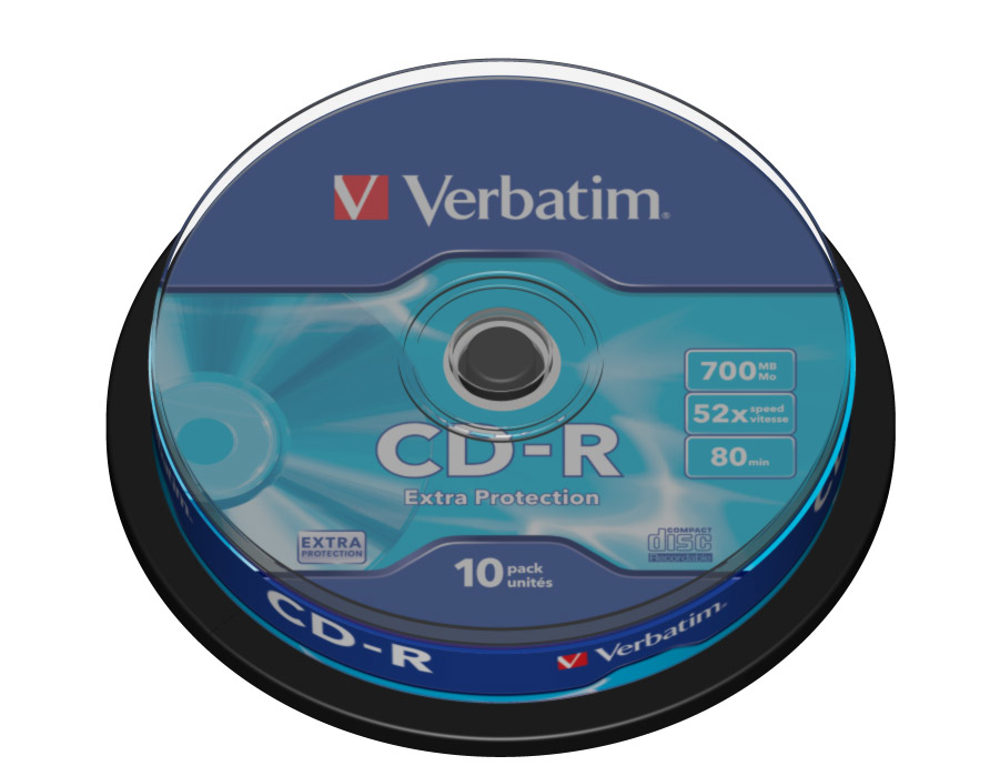 [225076440034] Verbatim CD-R Extra Protection 700 MB 52x 10 stuk(s)