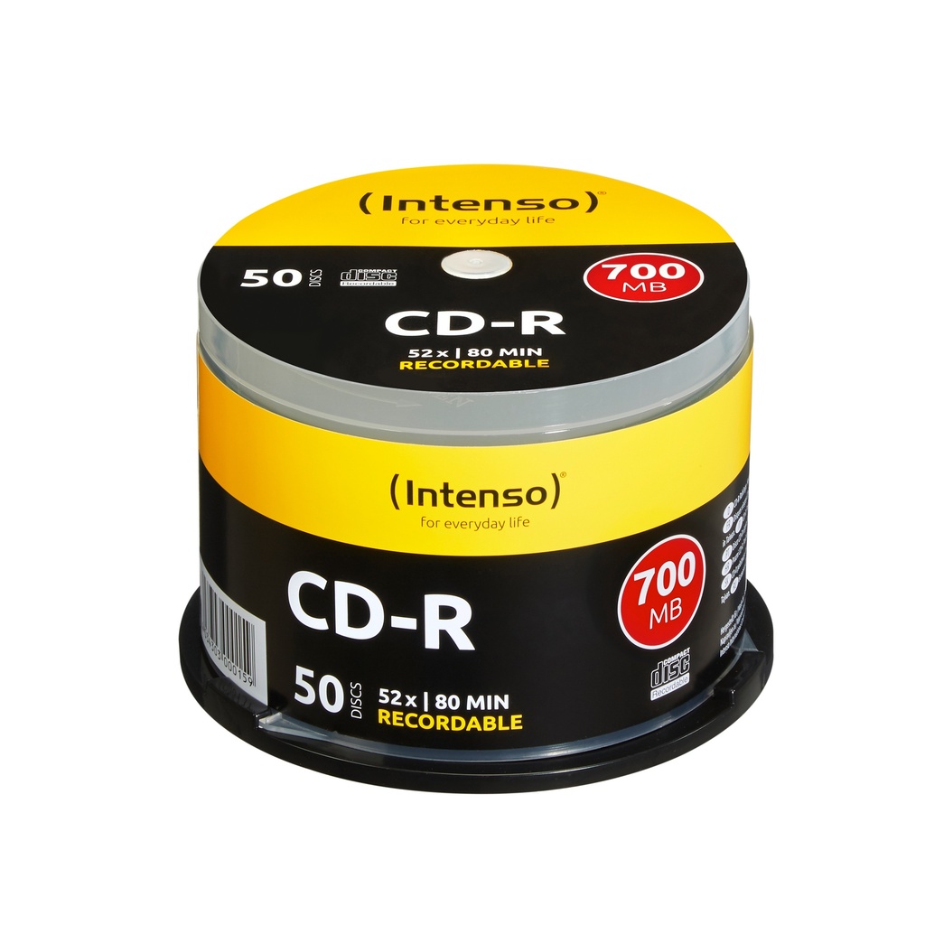[225180440003] Intenso CD-R 700MB 52x 50 stuk(s)