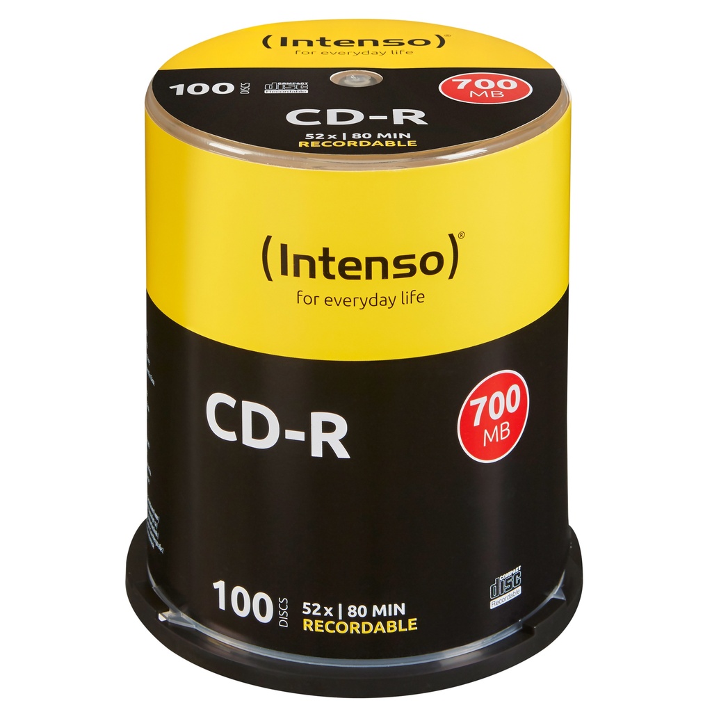 [225180440004] Intenso CD-R 700MB 52x 100 stuk(s)
