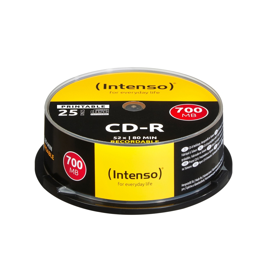 [225180440010] Intenso CD-R 700MB 52x 25 stuk(s)