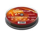 [225604440008] MediaRange MR235 lege cd CD-RW 700 MB 12x 10 stuk(s)