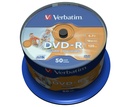 Verbatim 43533 lege dvd 4,7 GB DVD-R 50 stuk(s)