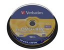 Verbatim DVD+RW Matt Silver 4,7 GB 10 stuk(s)