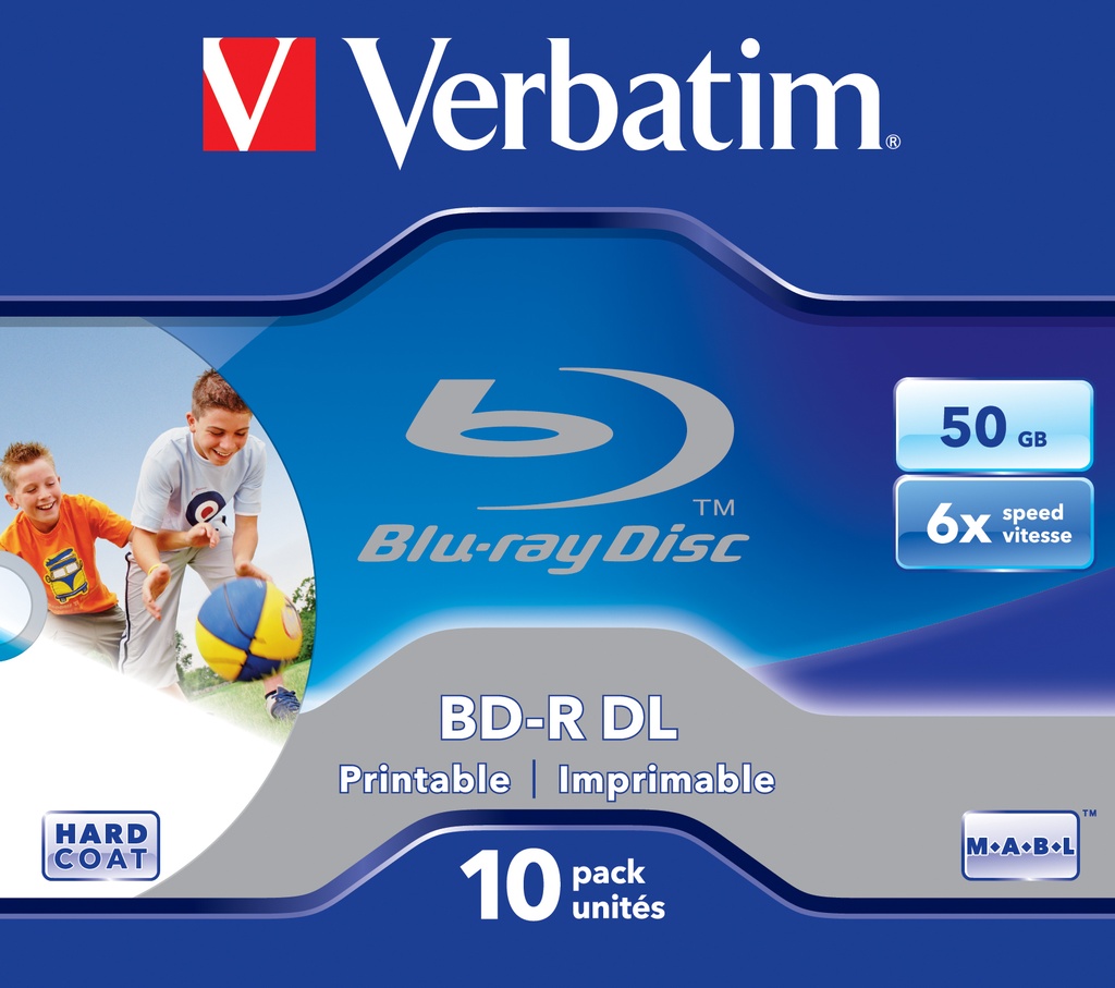 [230076440117] Verbatim 43736 Lees/schrijf blu-ray disc BD-R 50 GB 10 stuk(s)