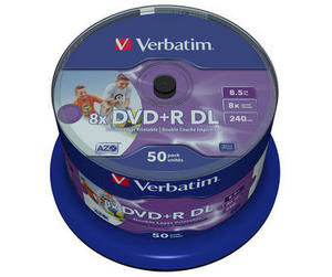 Verbatim 43703 lege dvd 8,5 GB DVD-R 50 stuk(s)