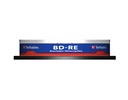 Verbatim BD-RE SL 25GB 2x 10 Pack Spindle 10 stuk(s)