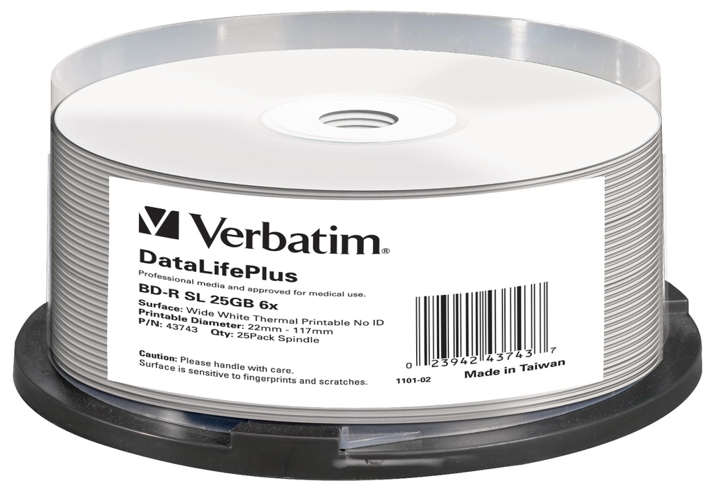 Verbatim DataLifePlus BD-R 25 GB 25 stuk(s)