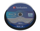 Verbatim BD-R SL 25GB 6 x 10 Pack Spindle 10 stuk(s)
