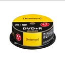 Intenso DVD+R 4.7GB, 16x 4,7 GB 25 stuk(s)
