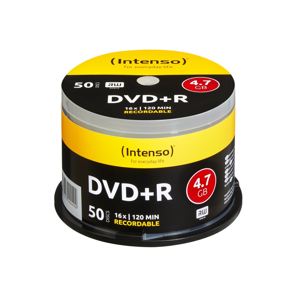 Intenso 4111155 lege dvd 4,7 GB DVD+R 50 stuk(s)