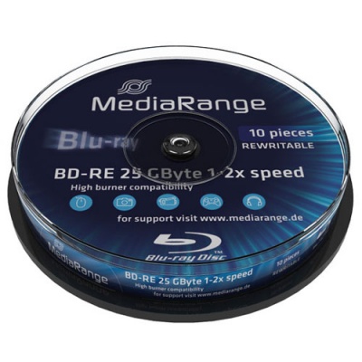 [230604440024] MediaRange MR501 Lees/schrijf blu-ray disc BD-RE 25 GB 10 stuk(s)