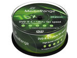 [230604440027] MediaRange MR444 lege dvd 4,7 GB DVD-R 50 stuk(s)