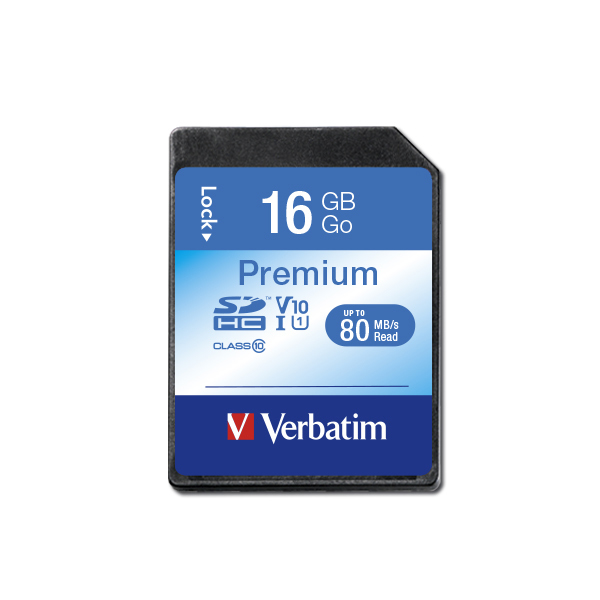 [240076440056] Verbatim Premium 16 GB SDHC Klasse 10
