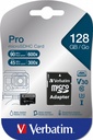 Verbatim Pro 128 GB MicroSDXC UHS-I Klasse 10