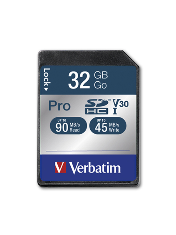 [240076440069] Verbatim Pro 32 GB SDHC UHS Klasse 10