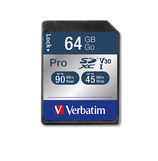 [240076440070] Verbatim Pro 64 GB SDXC UHS Klasse 10