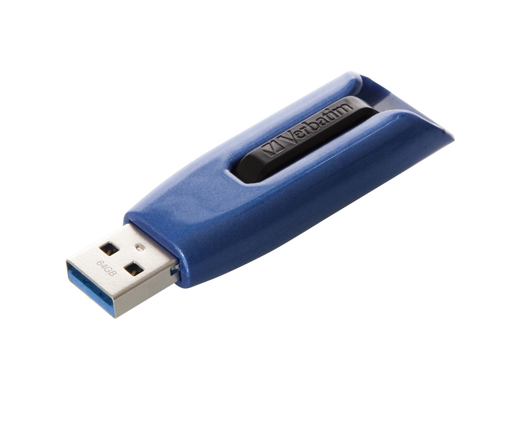 [240076440084] Verbatim V3 MAX - USB-Stick 3.0 64 GB - Blauw