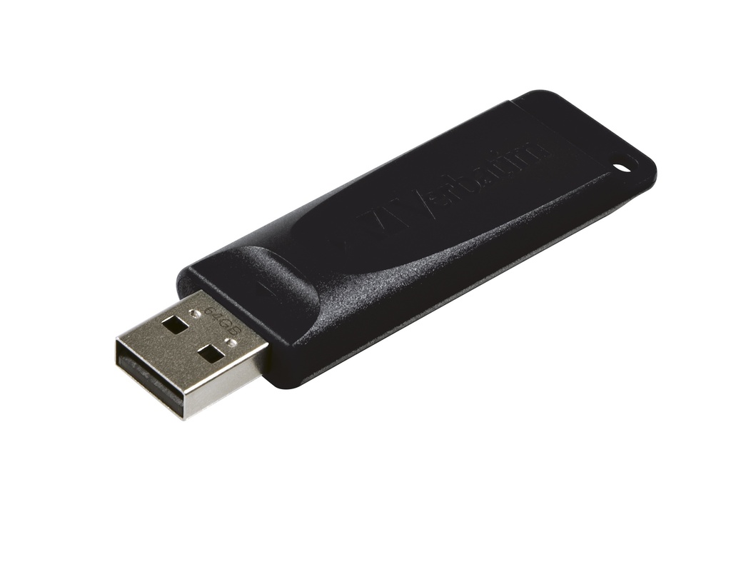 [240076440095] Verbatim Slider - USB-Stick64 GB - Zwart