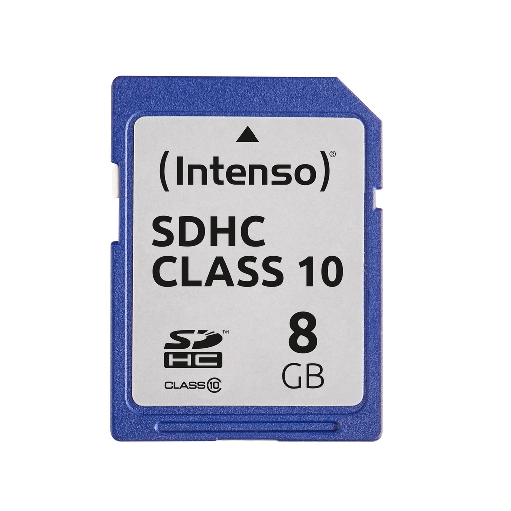 [240180440022] Intenso 3411460 flashgeheugen 8 GB SDHC Klasse 10
