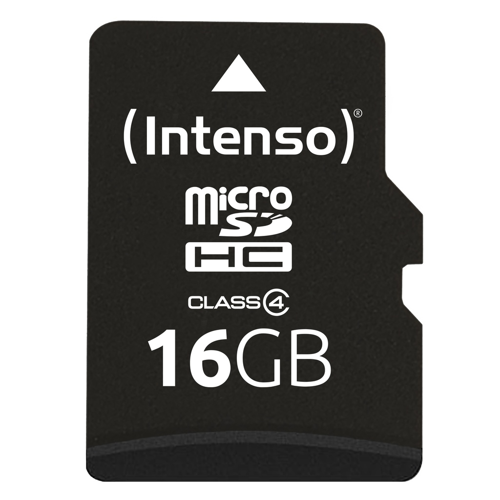 Intenso 3403470 flashgeheugen 16 GB MicroSDHC Klasse 4