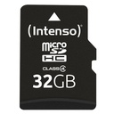 Intenso 3403480 flashgeheugen 32 GB MicroSDHC Klasse 4