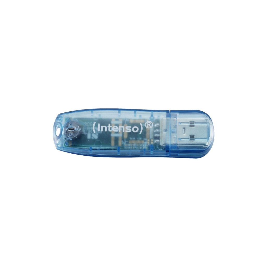 [240180440077] Intenso Rainbow Line USB flash drive 4 GB USB Type-A 2.0 Blauw