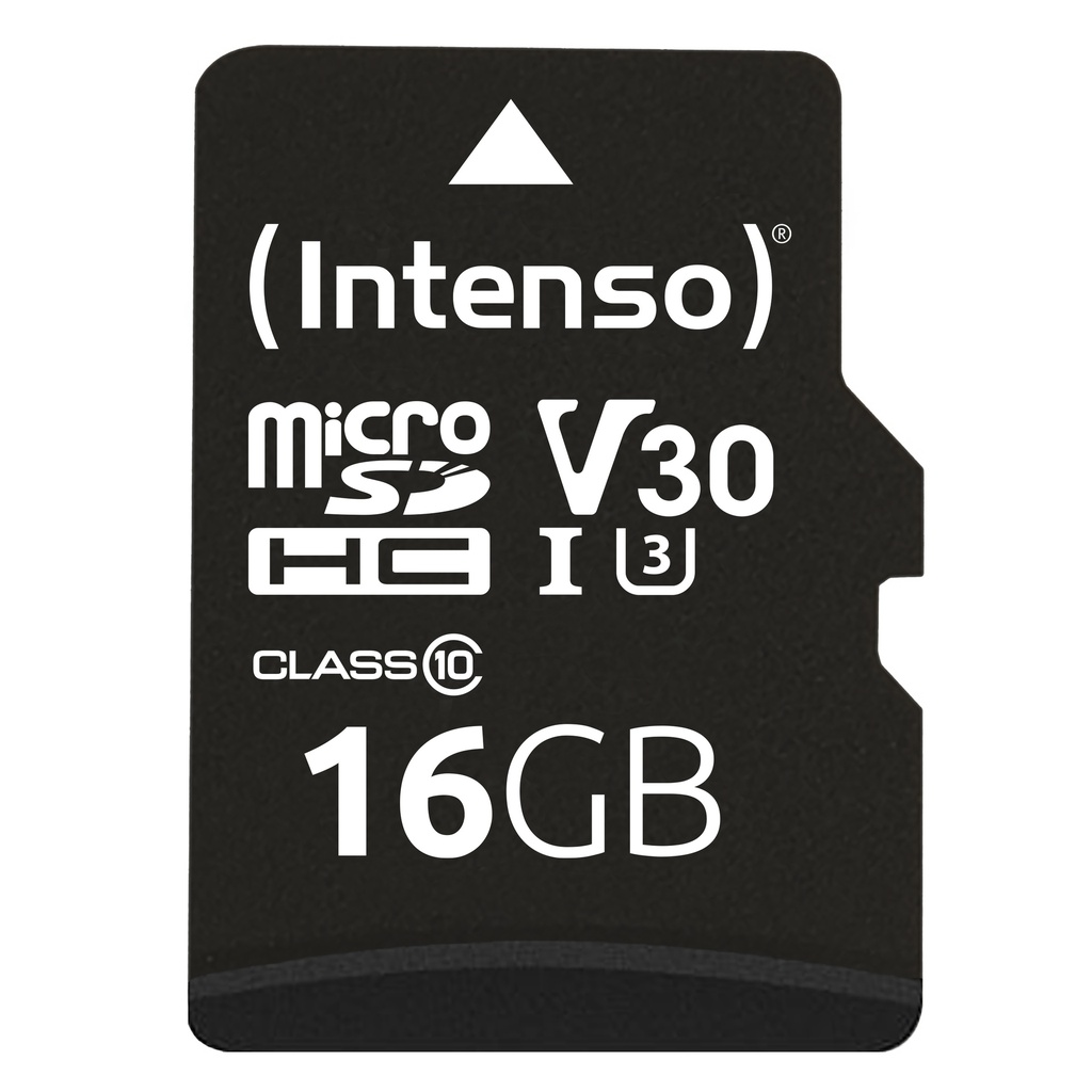 Intenso 3433470 flashgeheugen 16 GB MicroSDHC UHS-I Klasse 10