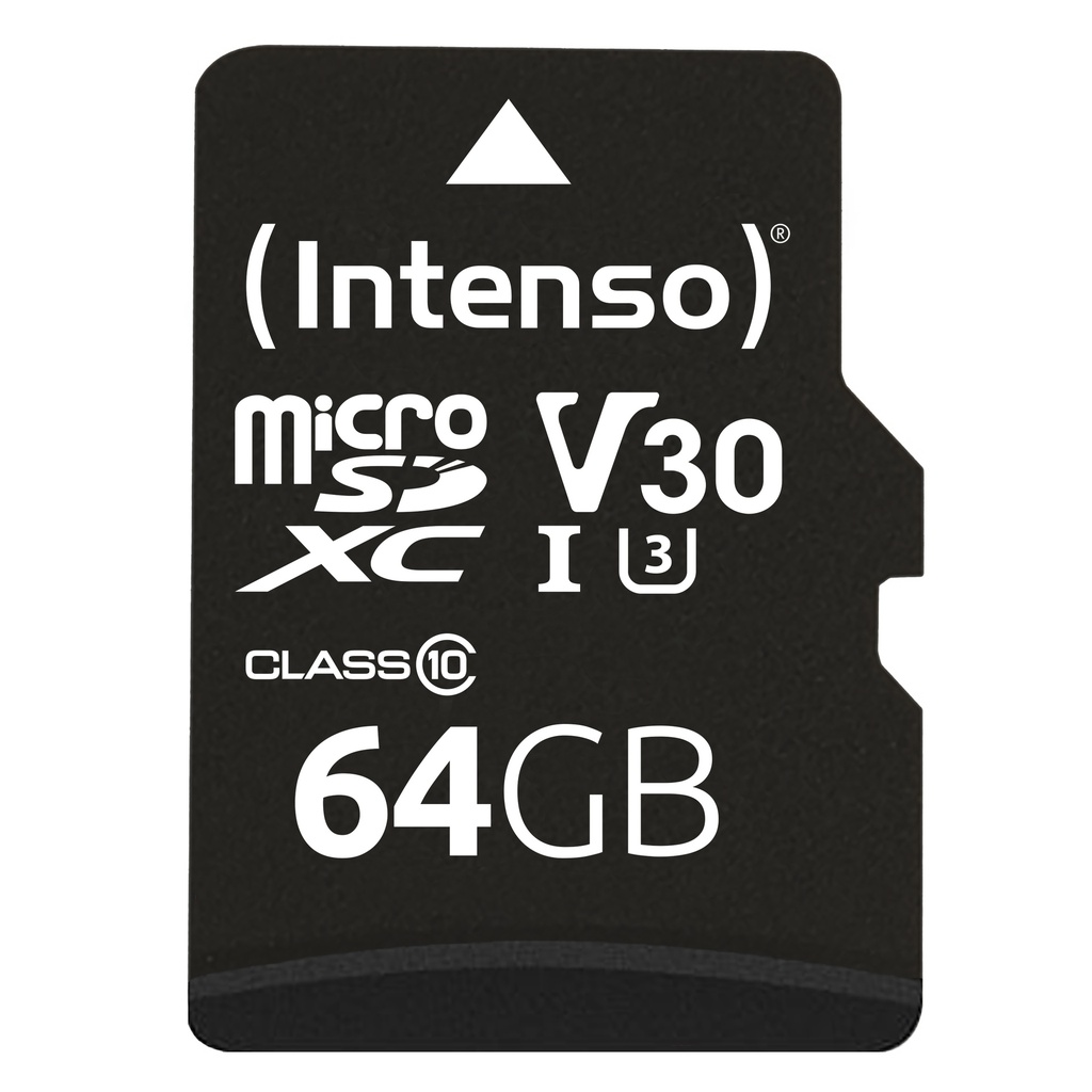Intenso 3433490 flashgeheugen 64 GB MicroSDXC UHS-I Klasse 10