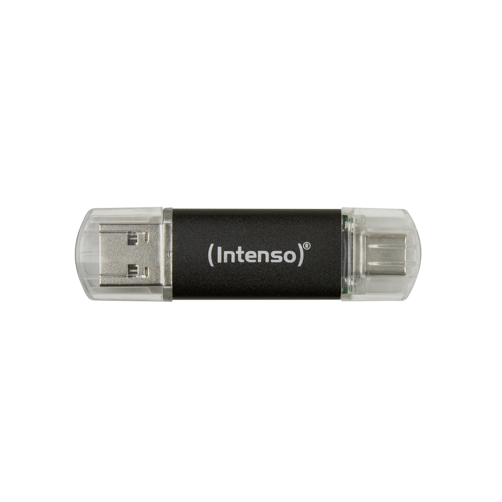 [240180440107] Intenso 3539490 USB flash drive 64 GB USB Type-A / USB Type-C 3.2 Gen 1 (3.1 Gen 1) Antraciet
