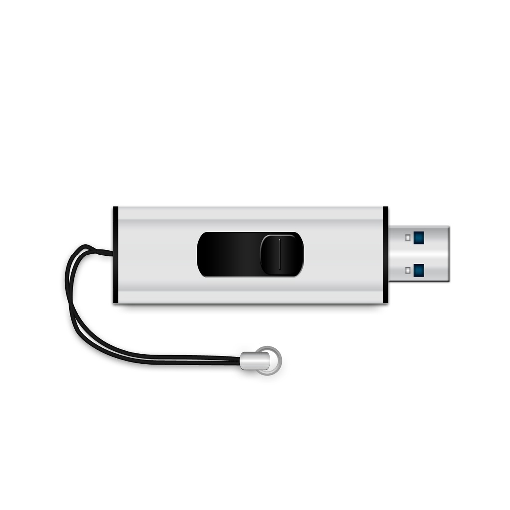 MediaRange MR914 USB flash drive 8 GB USB Type-A 3.2 Gen 1 (3.1 Gen 1) Zwart, Zilver