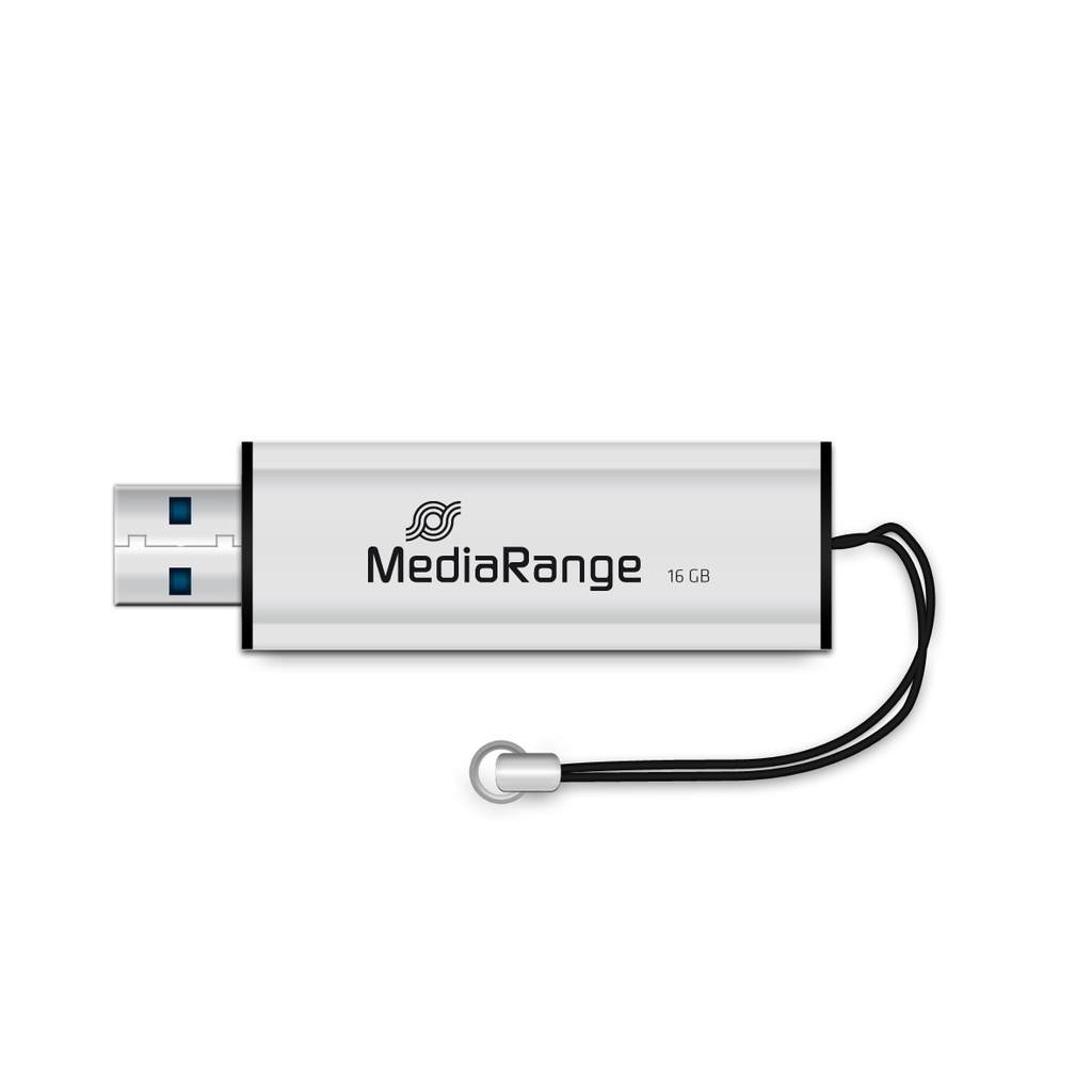 [240604440014] MediaRange MR915 USB flash drive 16 GB USB Type-A / Micro-USB 3.2 Gen 1 (3.1 Gen 1) Zwart, Zilver