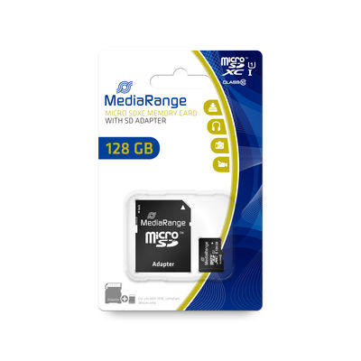 [240604440052] MediaRange MR945 flashgeheugen 128 GB MicroSDXC UHS-I Klasse 10