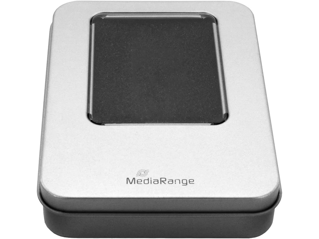 [300604440051] MEDIARANGE MEDIARANGE ALU STORAGE BOX SILVER