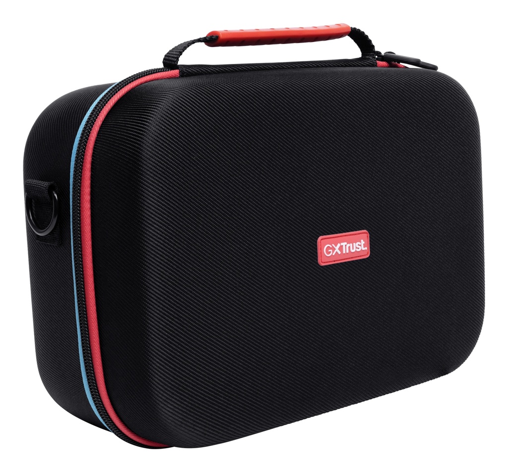 [305545440037] Trust GXT 1247 Hardshell-doos Nintendo Zwart, Blauw, Rood