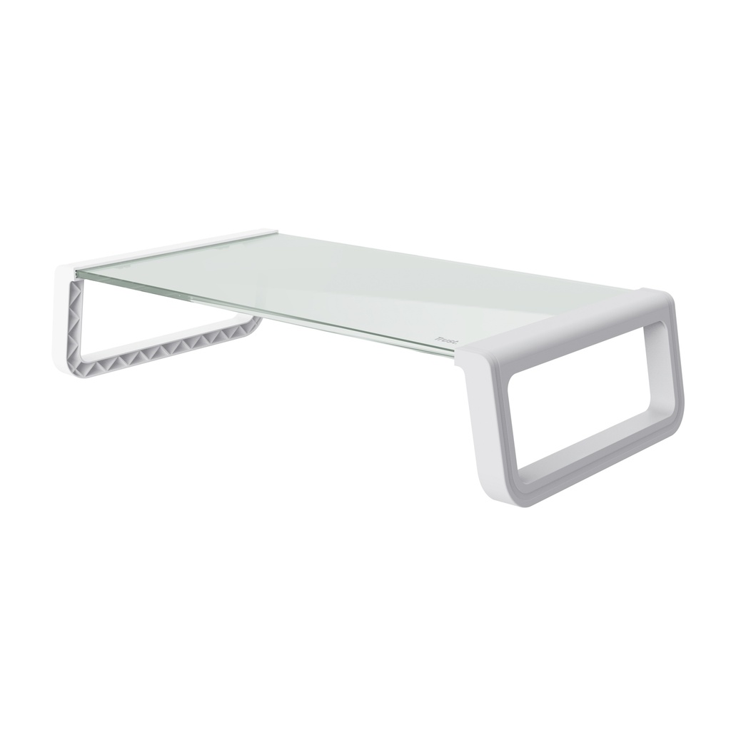 [310545440025] Trust 25351 flat panel bureau steun Transparant, Wit