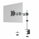 Durable 509423 flat panel bureau steun 68,6 cm (27") Muur Zilver