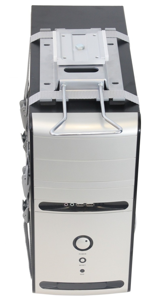 [310664440066] BakkerElkhuizen Fix Bureau-gemonteerde CPU-houder Zilver