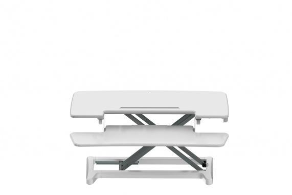 [310664440087] BakkerElkhuizen Adjustable Sit-Stand Desk Riser 2 Bureau Wit