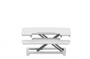 BakkerElkhuizen Adjustable Sit-Stand Desk Riser 2 Bureau Wit