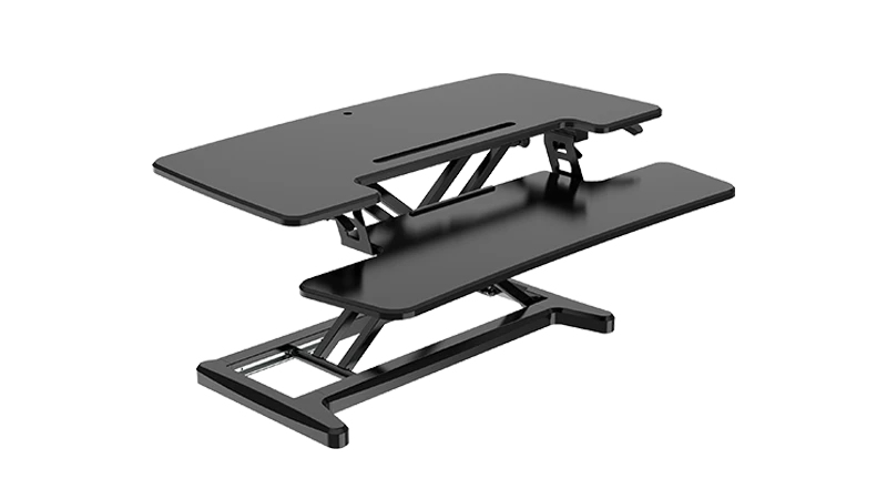 [310664440092] BakkerElkhuizen Adjustable Sit-Stand Desk Riser 2 Bureau Zwart