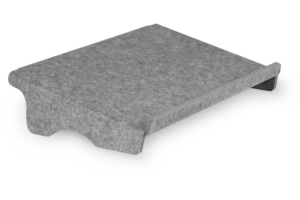 [310664440110] BakkerElkhuizen Q-doc 100 Circular document houder PET-vilt Grijs