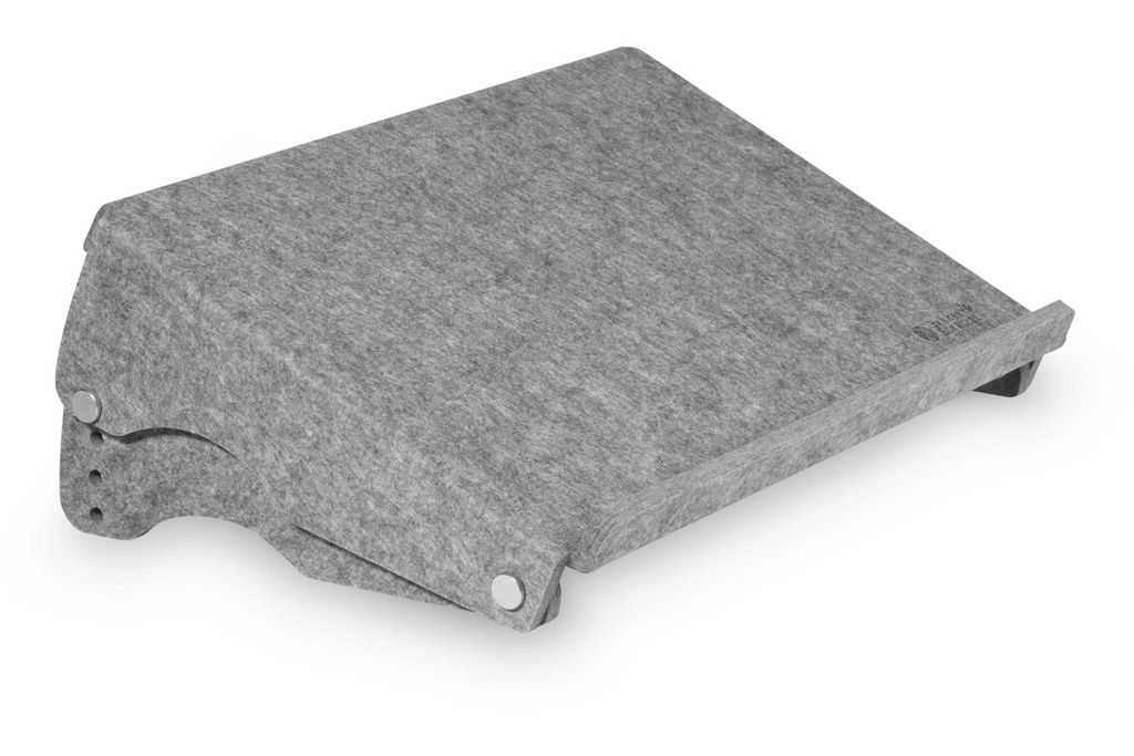 BakkerElkhuizen Q-doc 515 Circular document houder PET-vilt Grijs